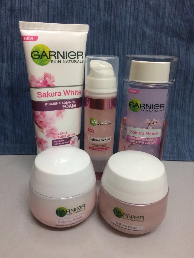 Garnier Sakura White Complete Set Looking For On Carousell