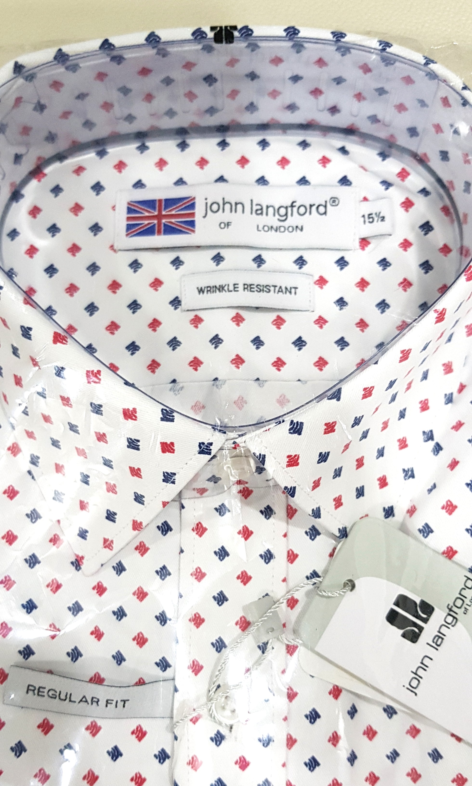 John Langford of London Shirt, Men's Fashion, Tops & Sets, Formal ...
