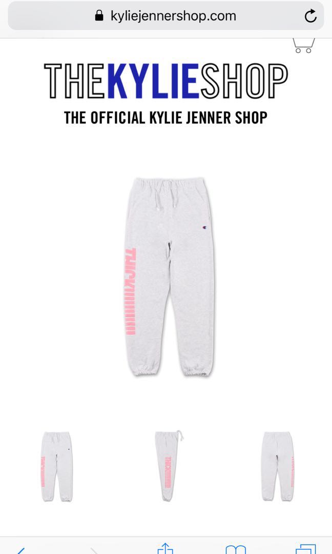 Kylie jenner champion sweatpants top