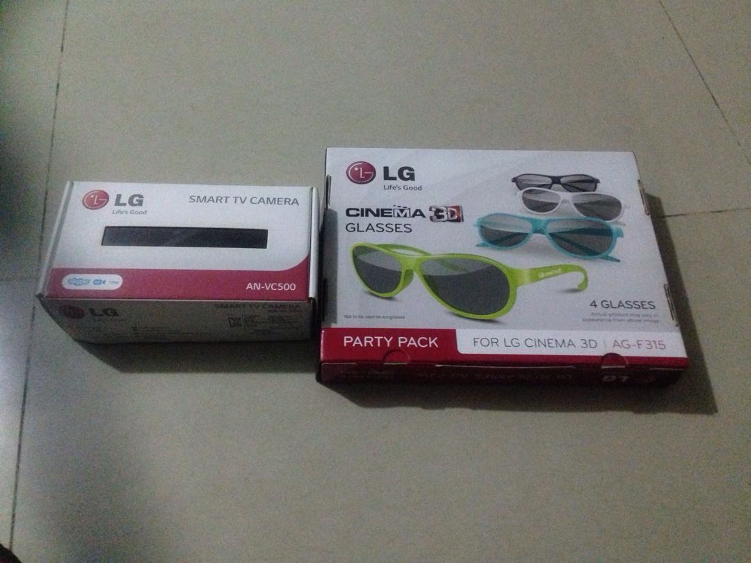 Lg Smart Camera Lg Cinema 3d Glasses Home Appliances Tvs Entertainment Systems On Carousell