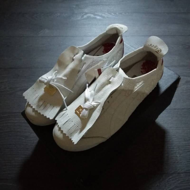 Limited Onitsuka Tiger Mexico 66 Chinese New Year Triple White Fesyen Pria Sepatu Sneakers Di Carousell