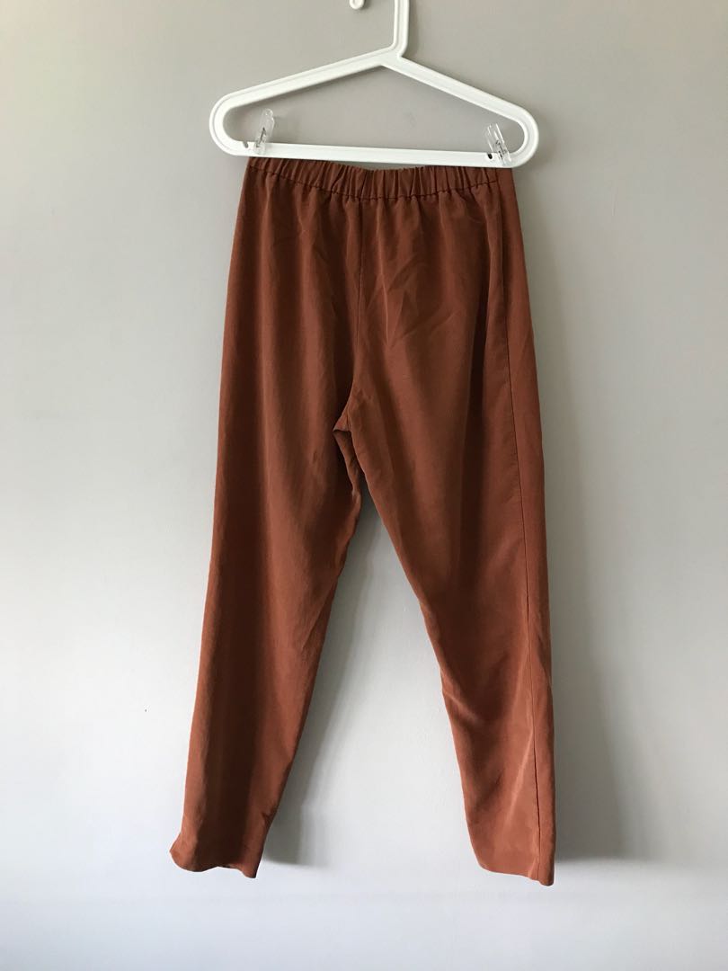 Mango Suede texture pants, Women's Fashion, Bottoms, Other Bottoms on ...