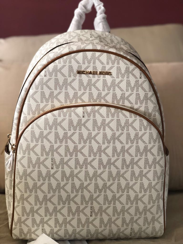 michael kors abbey vanilla backpack
