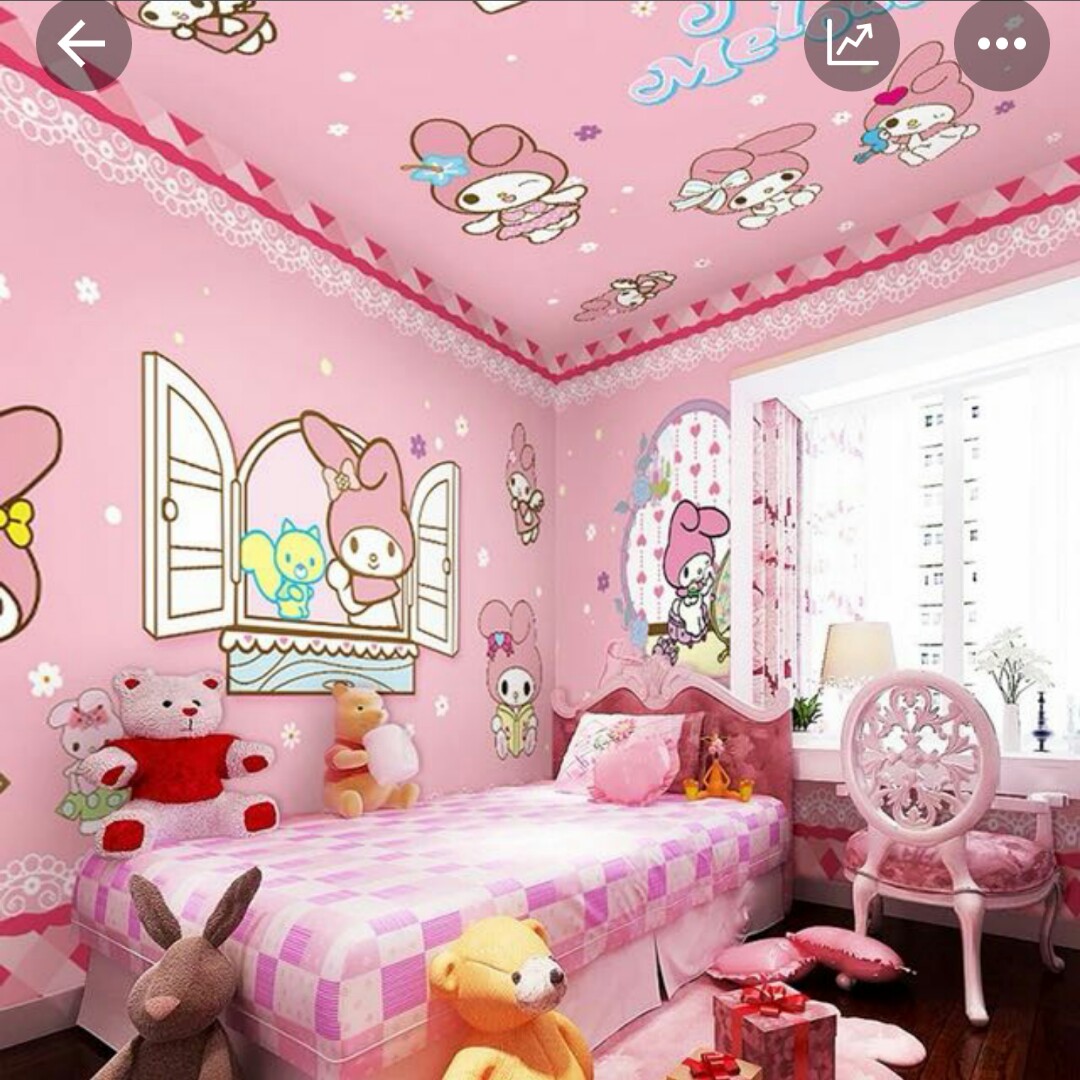 My Melody Customise Wallpaper Furniture Others On Carousell