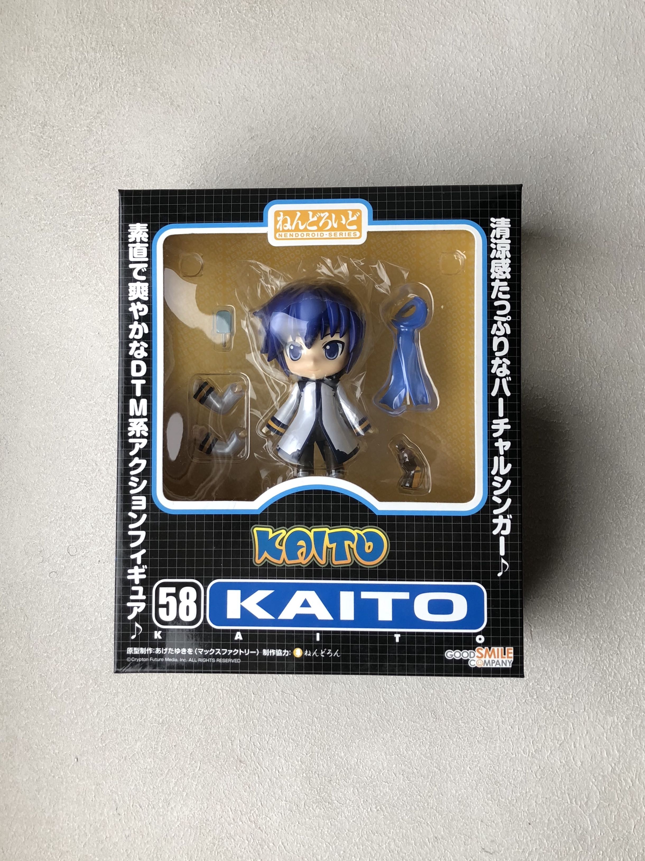 Vocaloid,Hatsune Miku NENDOROID 58 KAITO AUTHENTIC Japan Figure