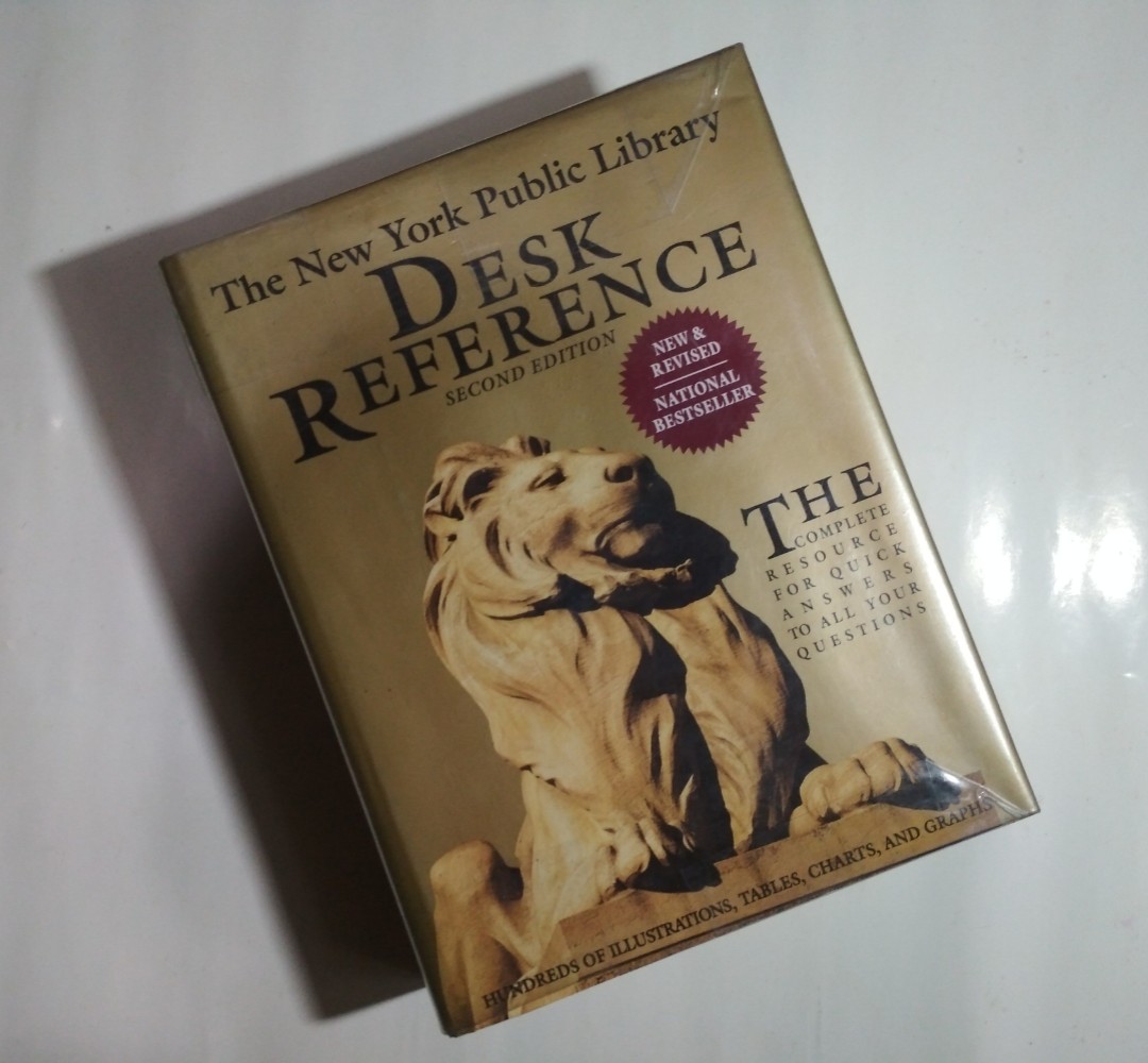New York Public Library Desk Reference 2nd Edition On Carousell