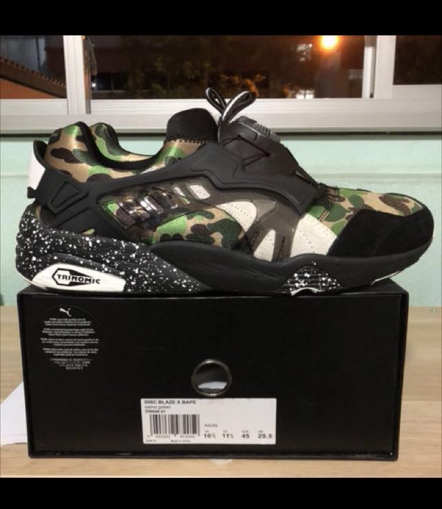 Puma disc x bape shop
