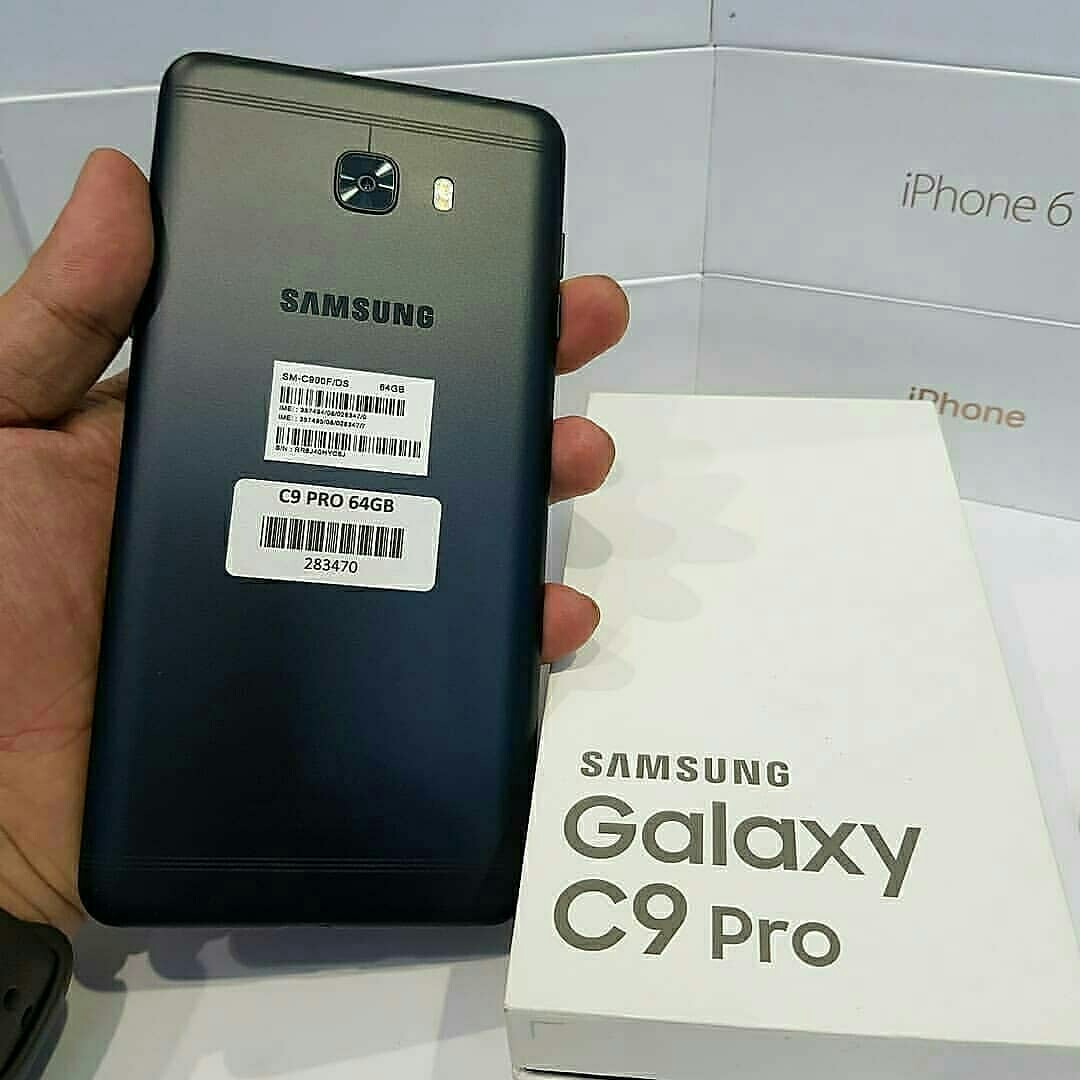 Ready Samsung Galaxy C9 Pro New Original Bnib Black Market Telepon Seluler Tablet Di Carousell