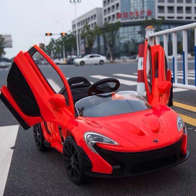 Red Electric Mclaren Rechargeable P1 Ride On Toy Car Babies
