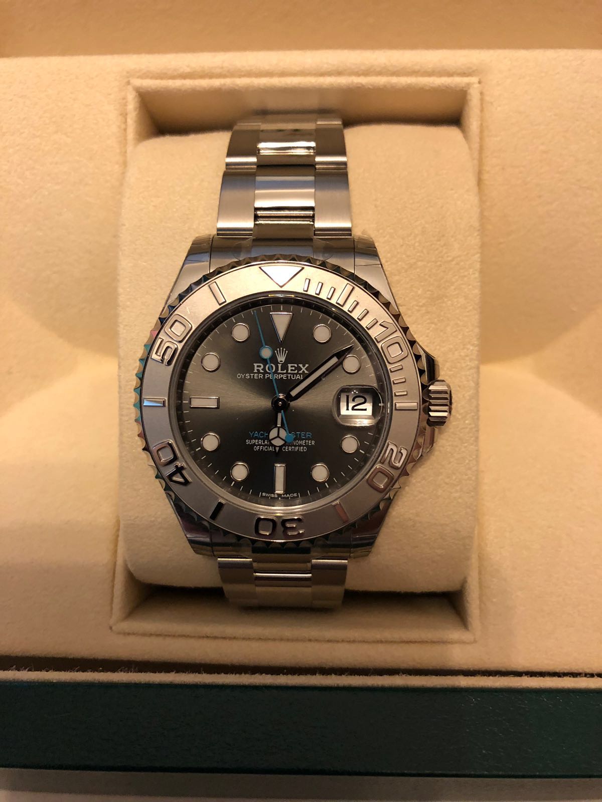rolex yacht master baby blue