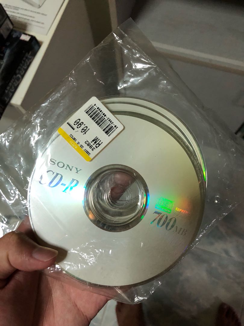 Sony Blank CDR 700MB x 6 discs, Hobbies & Toys, Music & Media, CDs