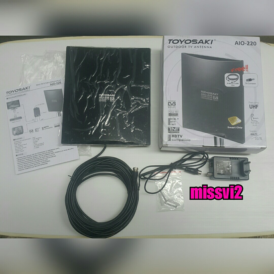 Toyosaki Outdoor TV Antenna AIO-220, Elektronik, Lainnya di Carousell