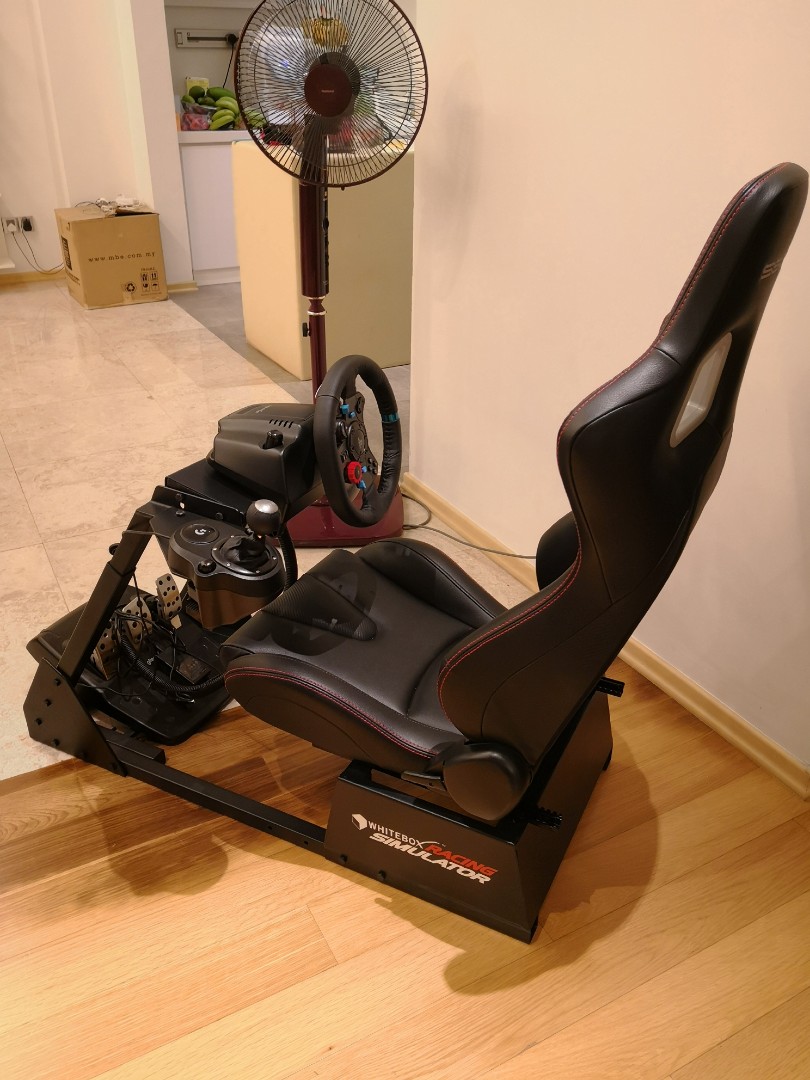 Whitebox Racing Simulator Complete Set Video Gaming Gaming Accessories On Carousell