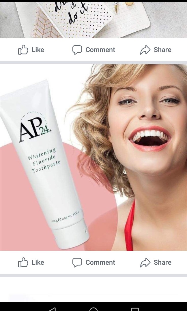 Whitening Fluoride Toothpaste, Health & Nutrition, Health Supplements