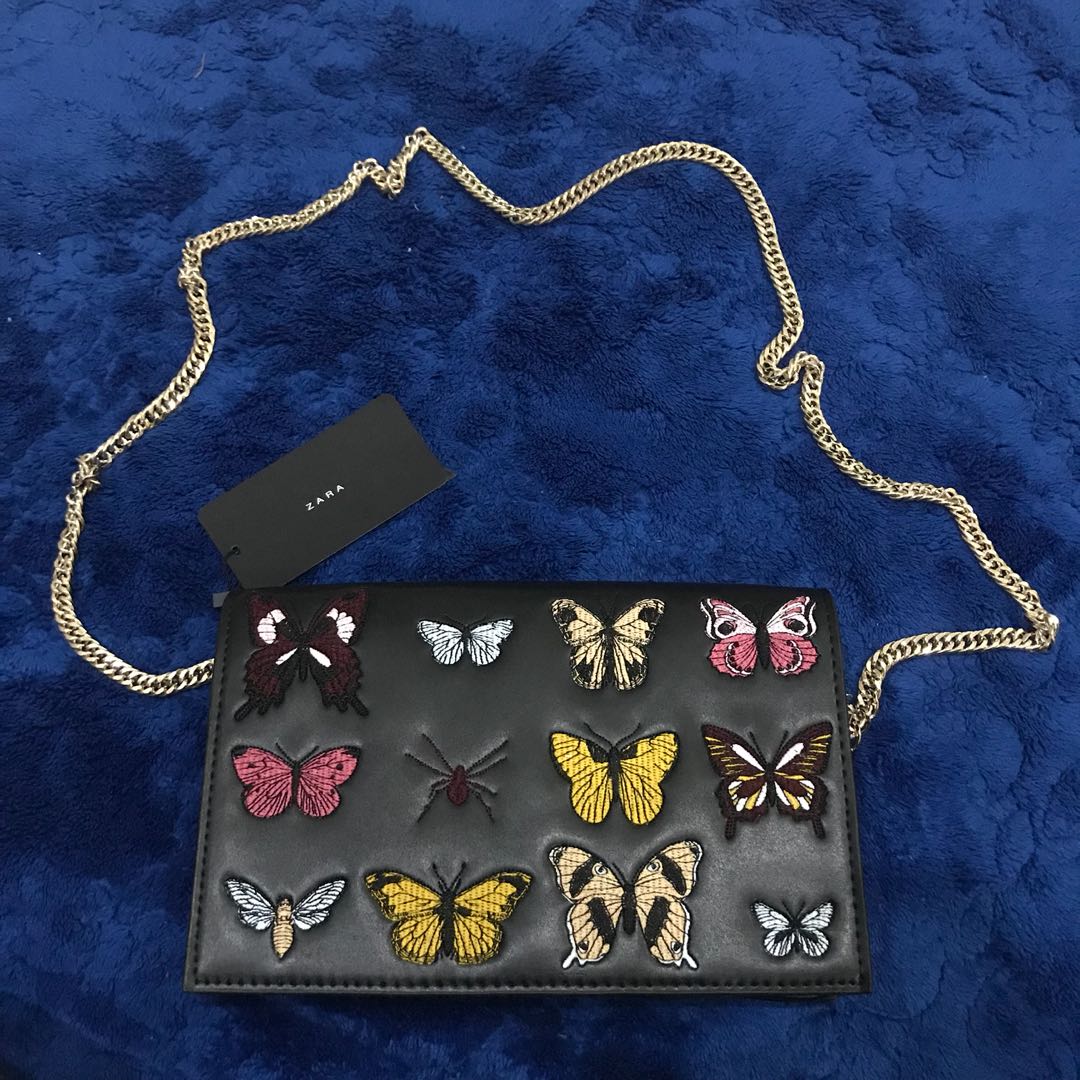 Zara butterfly crossbody bag