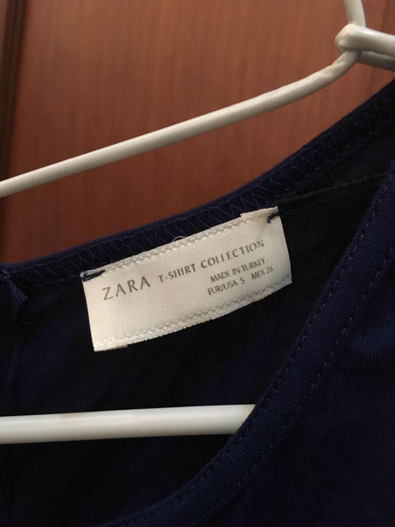 Zara Peplum T-Shirt, Fesyen Wanita 