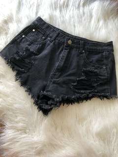💕 Neon Heart - Black Shorts