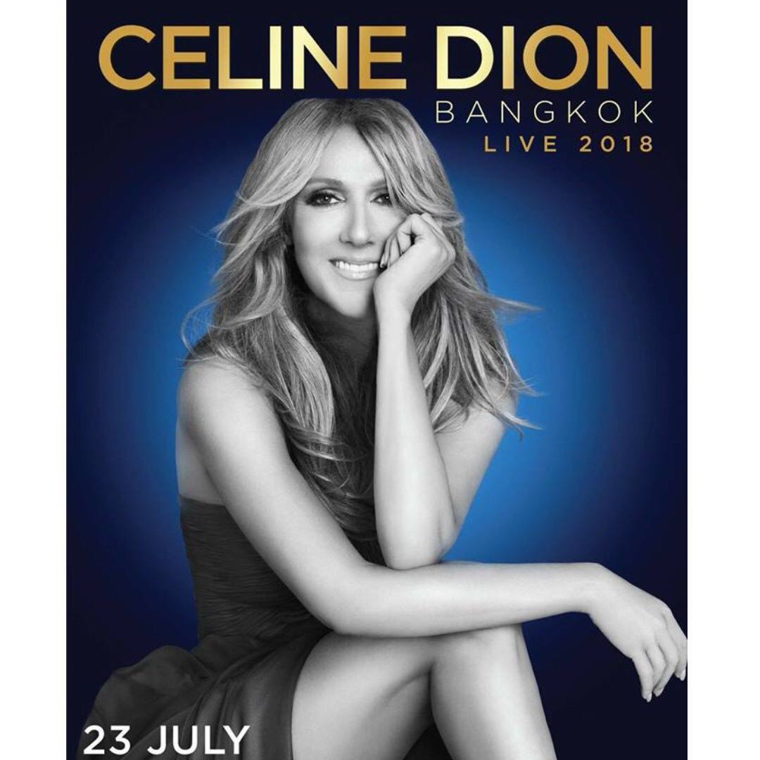2 tickets to Celine Dion Live in Bangkok 2018, Tickets & Vouchers