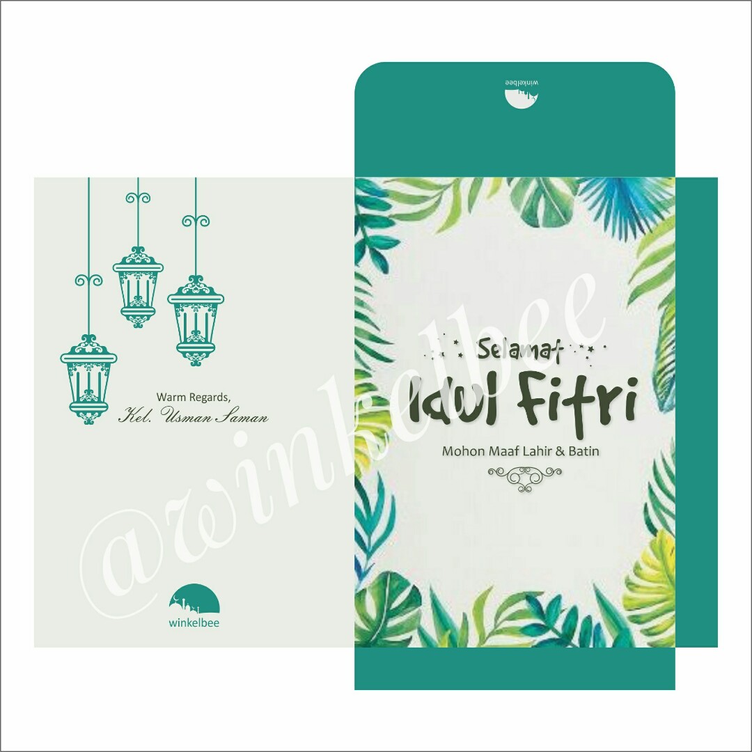  Download Desain Amplop Lebaran Lucu Nusagates