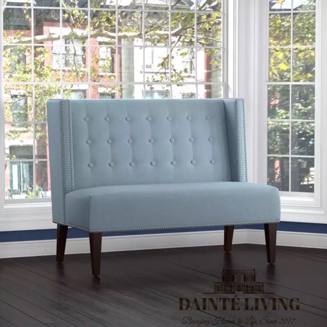 High back dining on sale settee