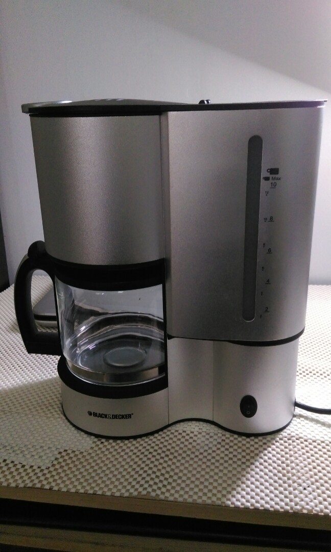 Black Decker Coffee Machine Home Appliances Kitchenware On