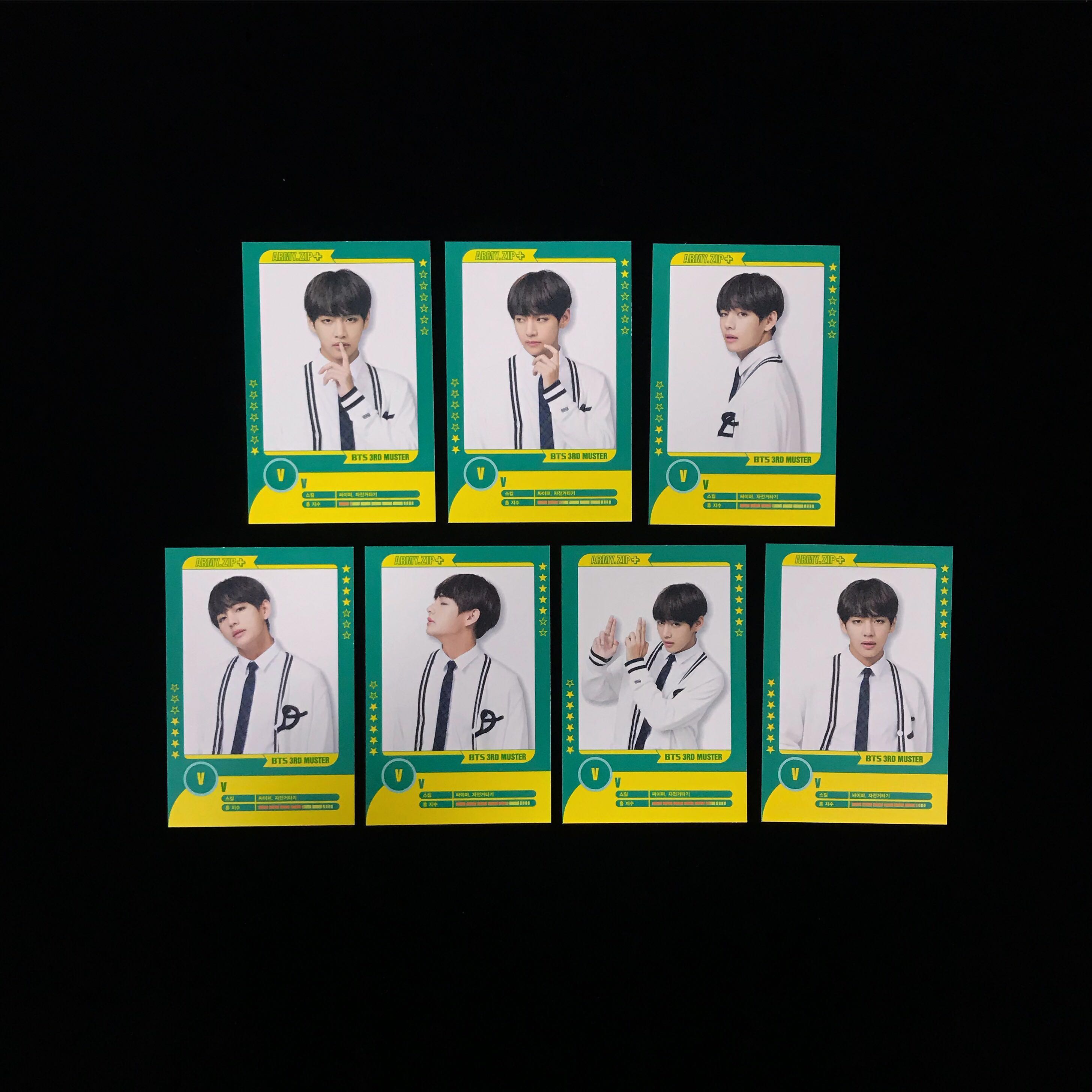 トップシークレット BTS 防弾少年団 3rd MUSTER PLAYER CARD JK コンプ