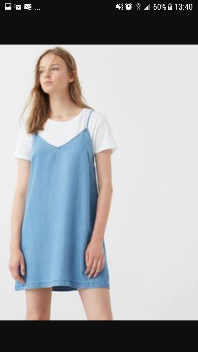 Cami Denim Dress Factory Sale, 55% OFF 
