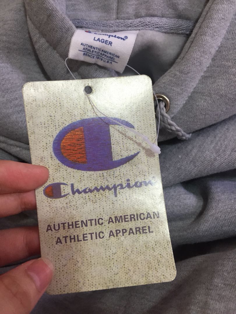 Champion sweater sales tag 2018