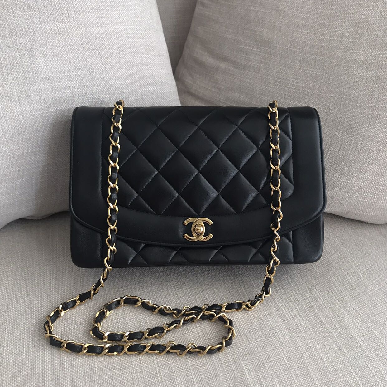 chanel diana bag 2018