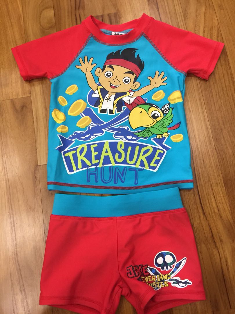 boys swim top and shorts