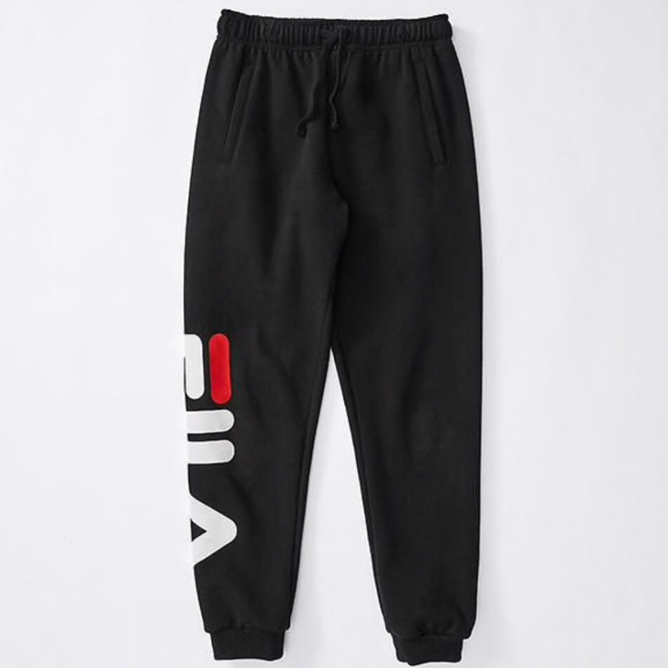 black fila joggers