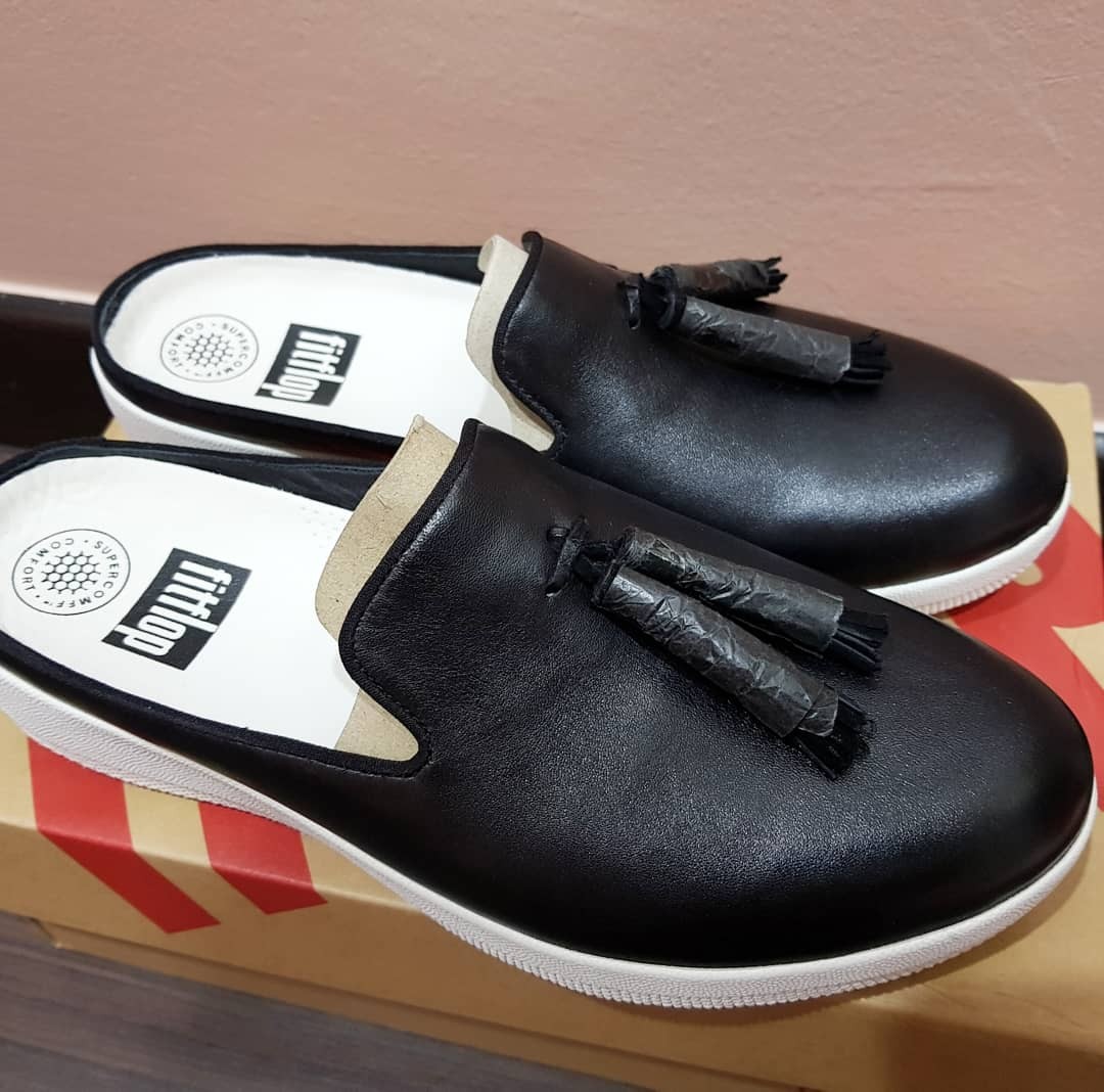 Fitflop Superskate Slip On Leather Mules ramadan50