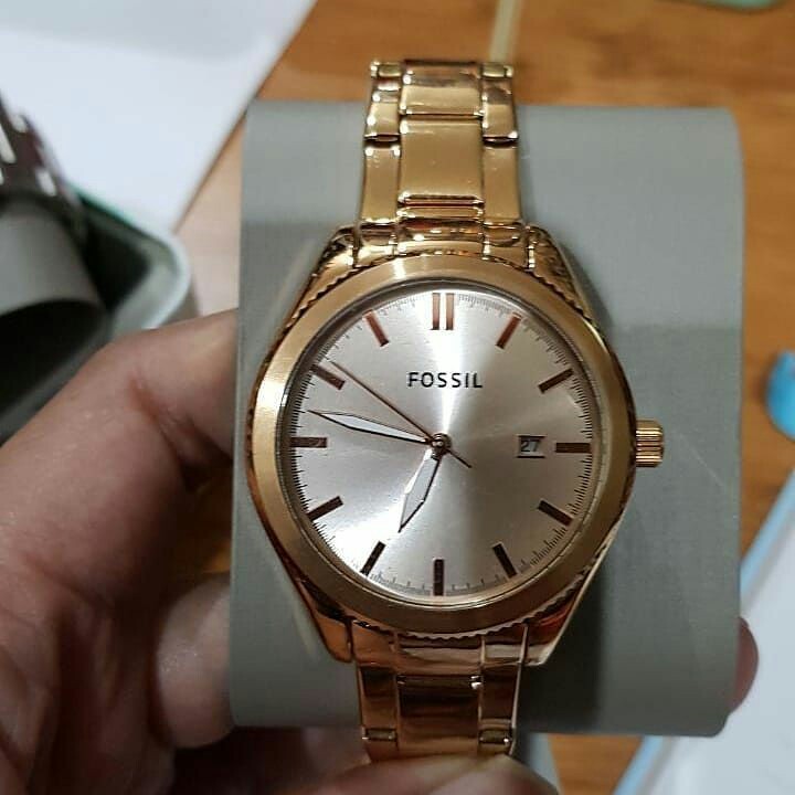FOSSIL BQ3184 ROSE GOLD DIAM 3.8 CM