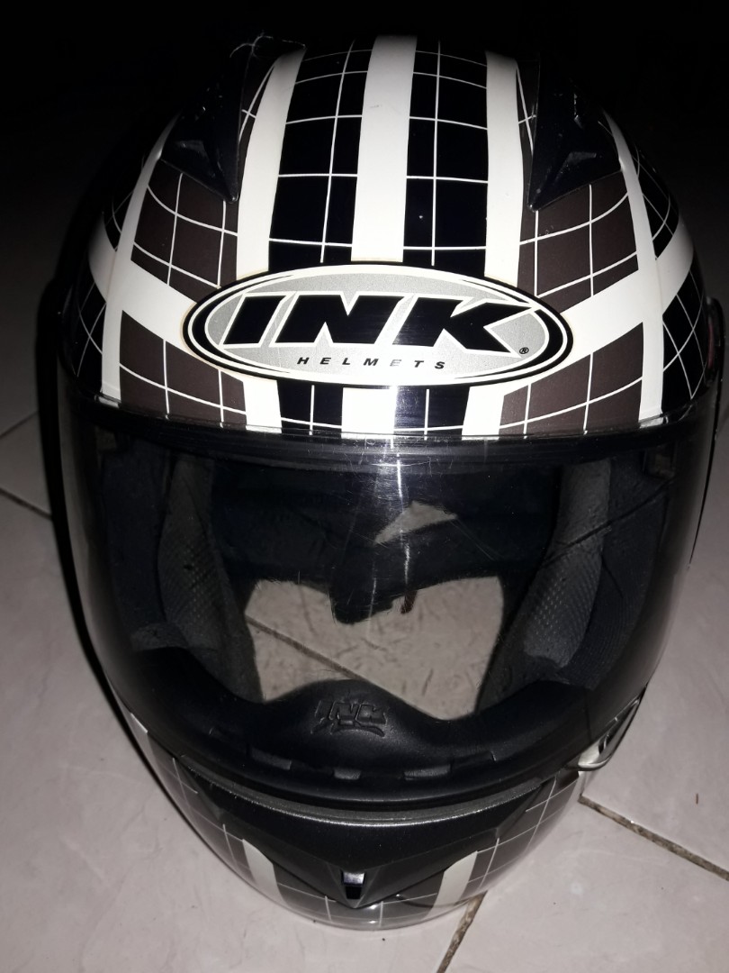 Helm ink double store visor full face