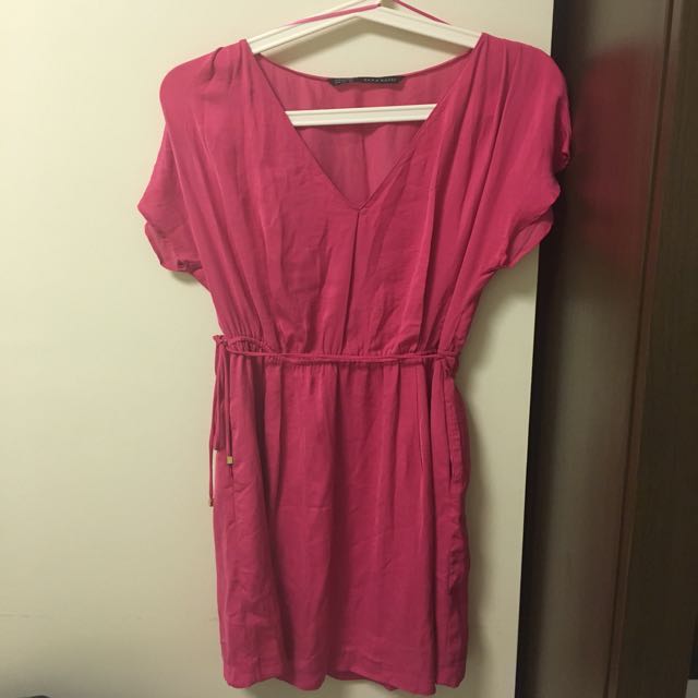 hot pink zara dress