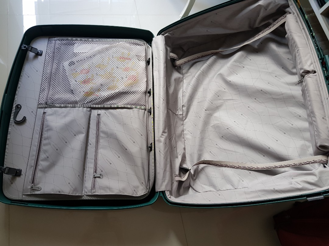 Large Delsey Hard Shell 32 inch Delsey Luggage, Hobbies & Toys, Travel