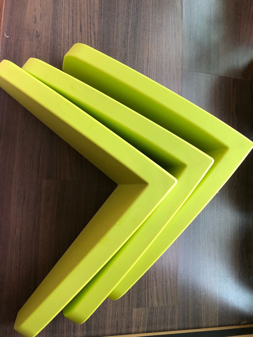 IKEA Mammut Book Shelves (Green), Furniture & Home Living, Furniture, Shelves,