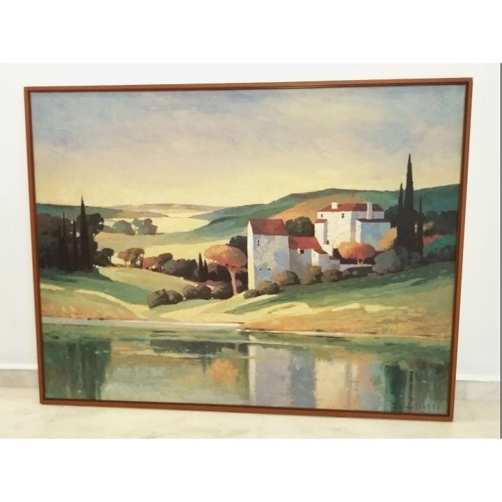 Ikea Oil Painting Design Craft Art Prints On Carousell