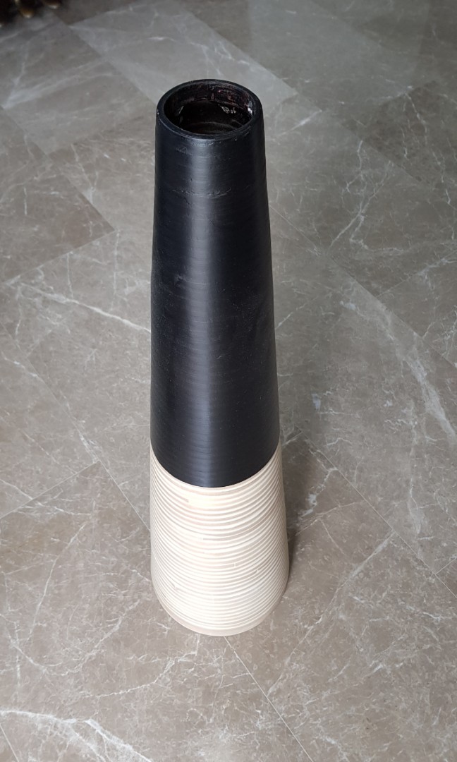 Ikea Wooden Tall Vase Furniture Home Decor Others On Carousell