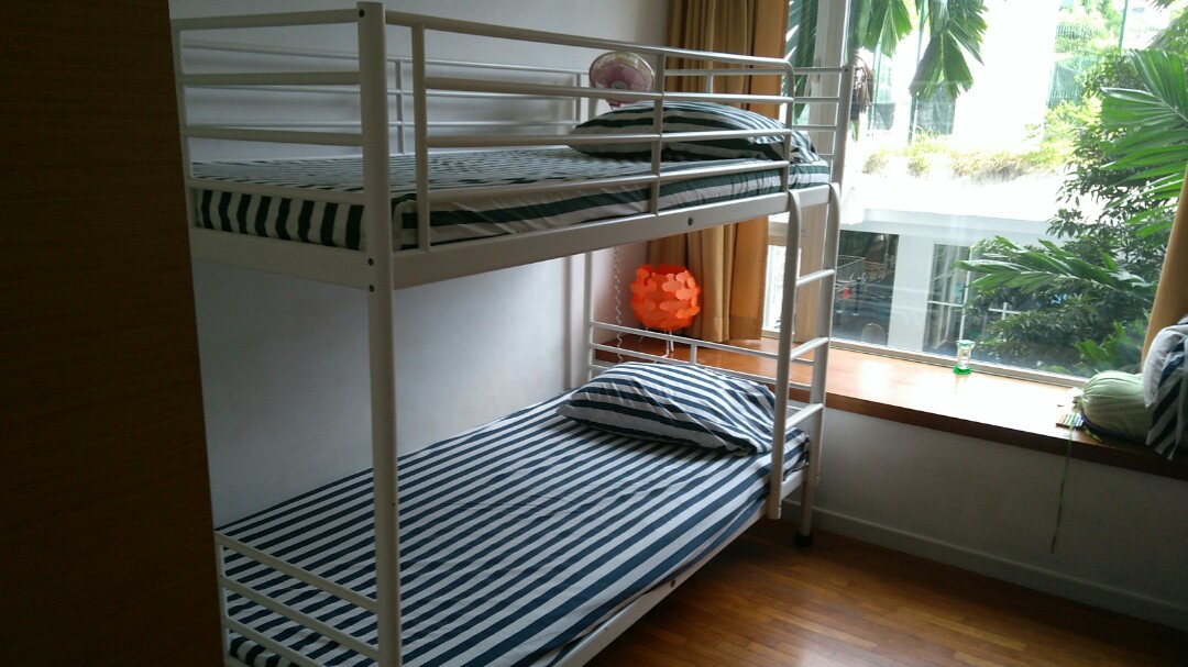 ikea tromso bunk bed mattress size
