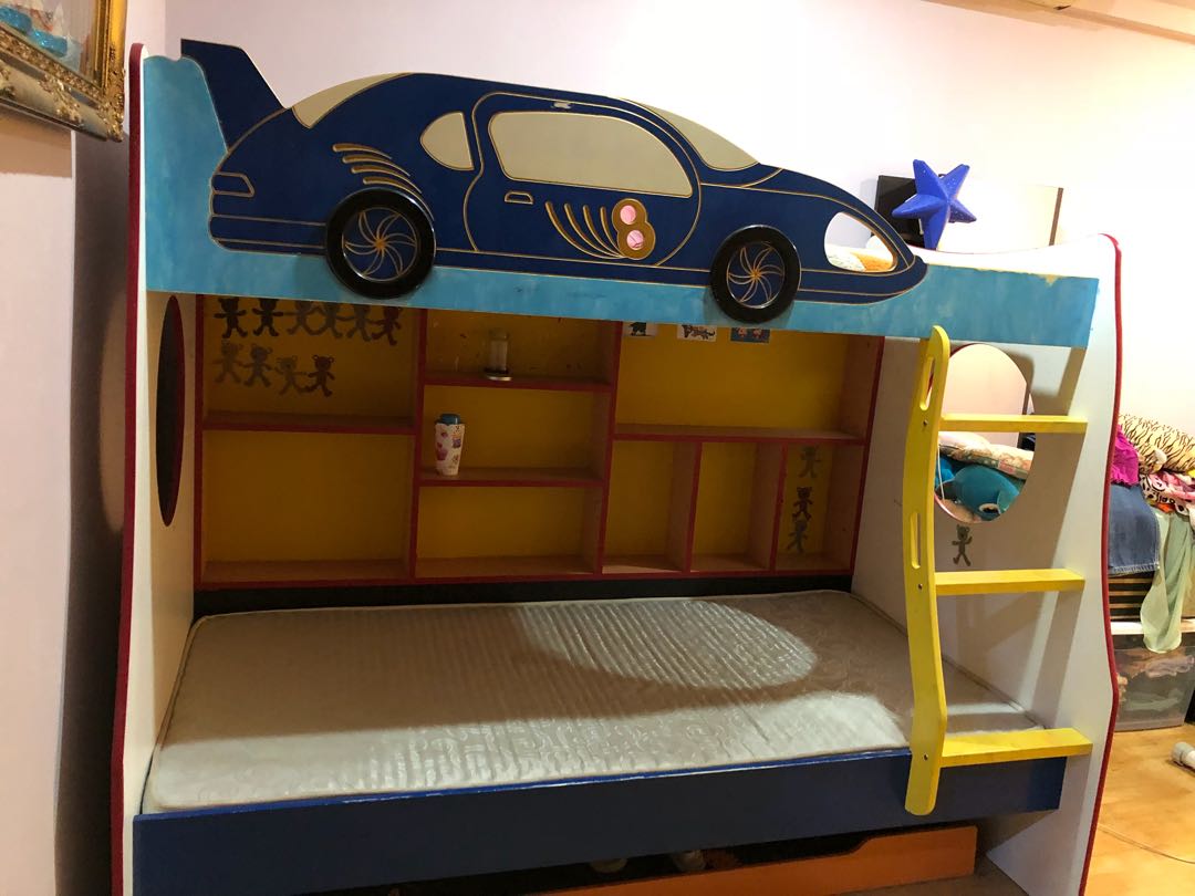 Katil Double Decker, Babies & Kids, Baby Nursery & Kids Furniture, Cots