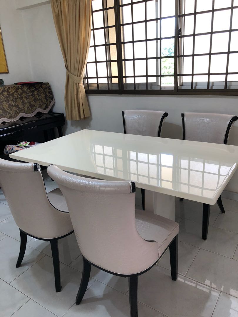 Korean marble dining table