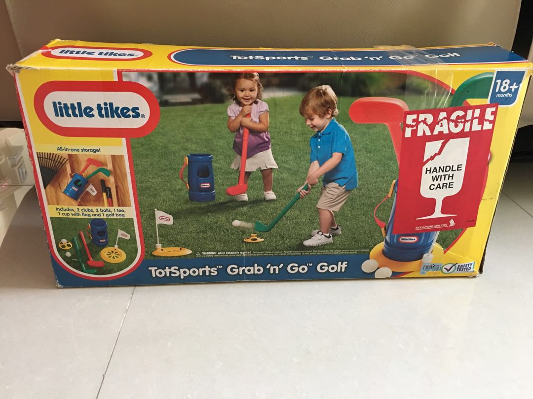 little tikes grab and go golf set