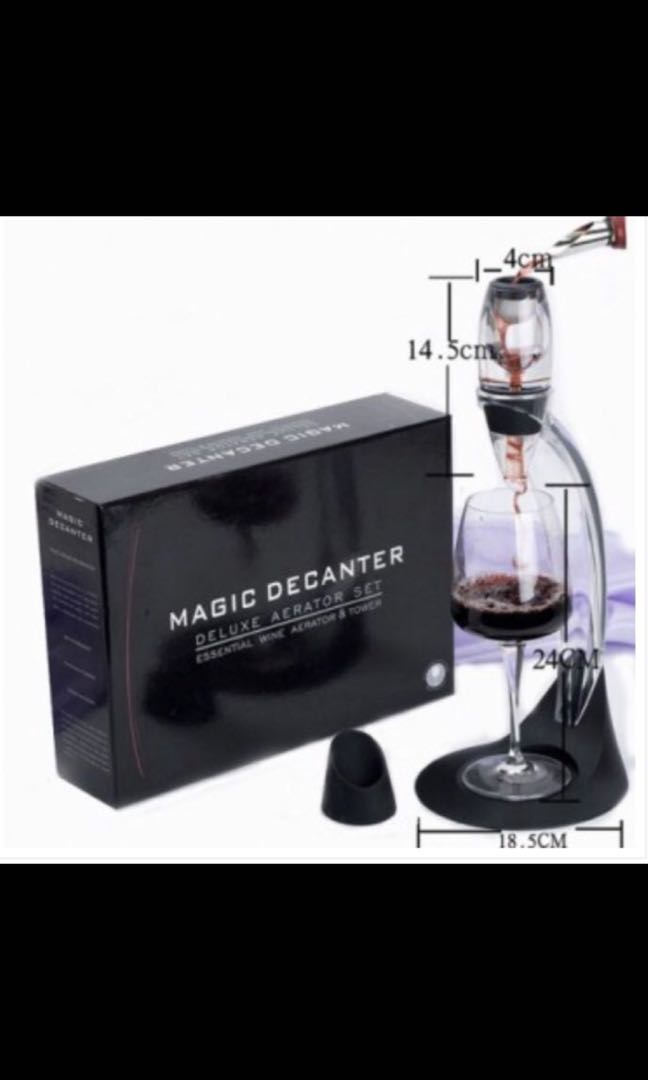 Magic Decanter (Deluxe Aerator Set), Furniture & Home Living