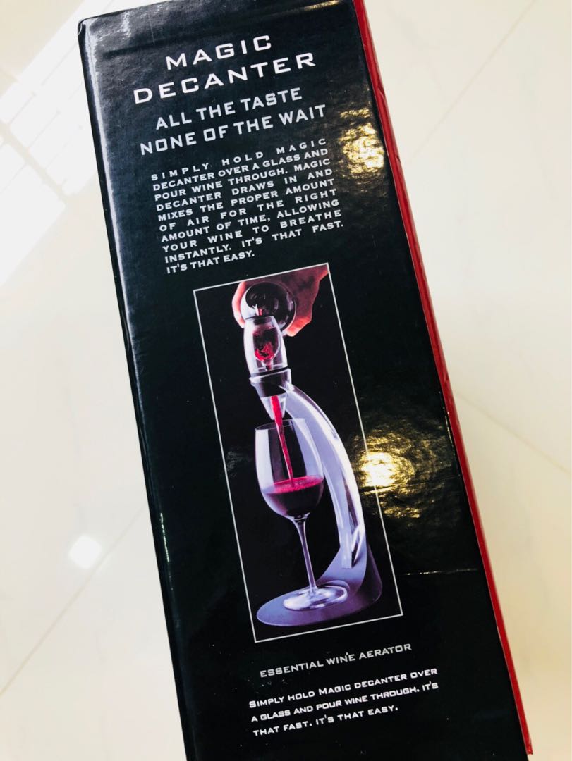 Magic Decanter (Deluxe Aerator Set), Furniture & Home Living