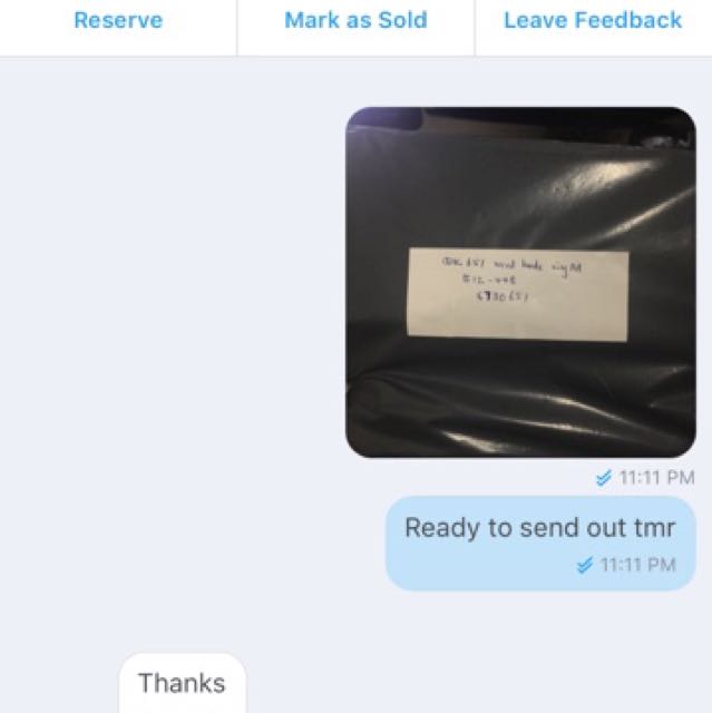Mailing proof (Category: Other Sports Equipment and Supplies) located in Singapore. Submitted by Pineapplesoda (Listing ID 170291336, Image 3). Description: .