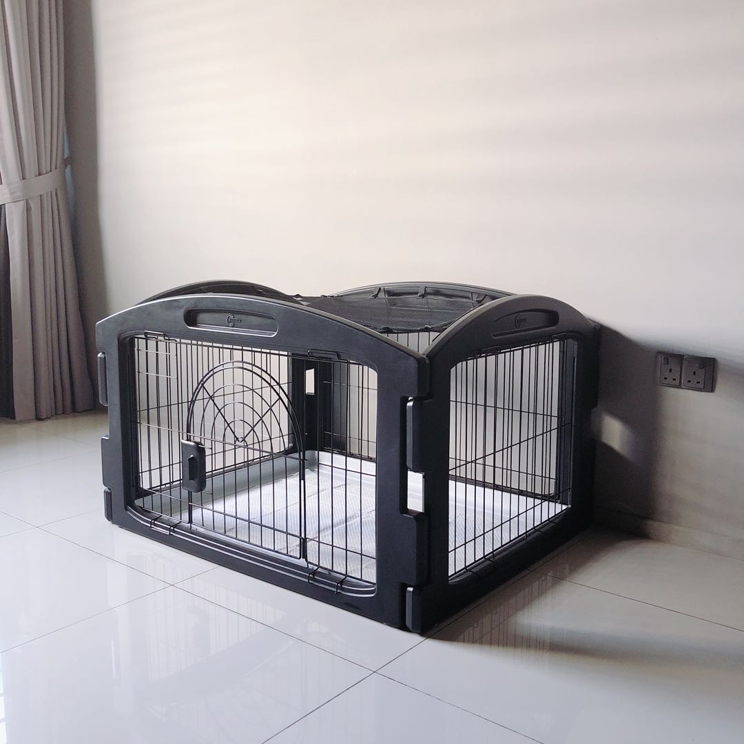 Circle dog cage sale
