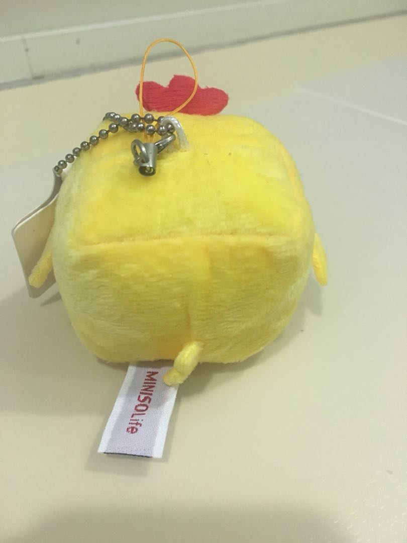 square chicken plush