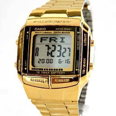 casio illuminator watch gold