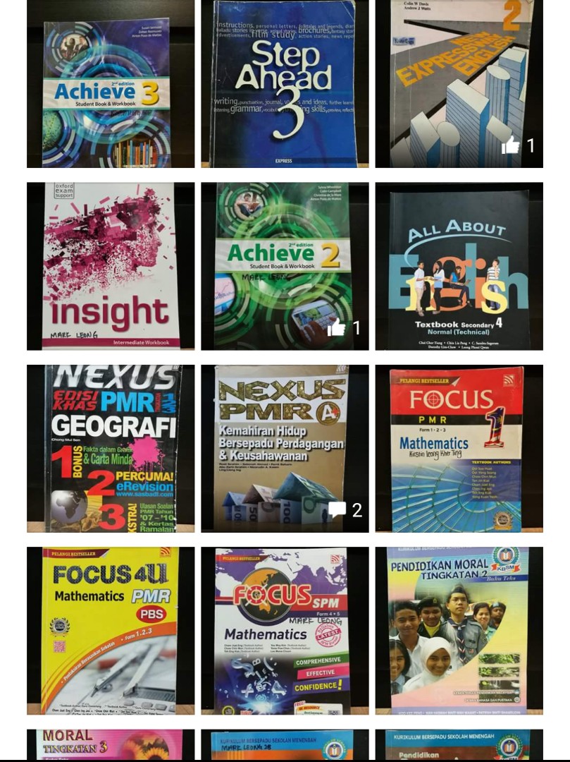 Pmr Pt3 And Spm Textbooks Revision Books Exercises Past Year Questions Reference Books And Many More Textbooks On Carousell